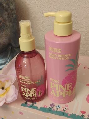 PINK Victoria's Secret Pink Pineapple set  - Pink